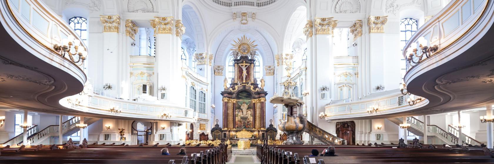 St. Michaelis-kirken i Hamburg